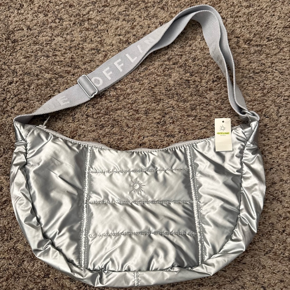 OFFLINE By Aerie Puff Love Crescent Bag